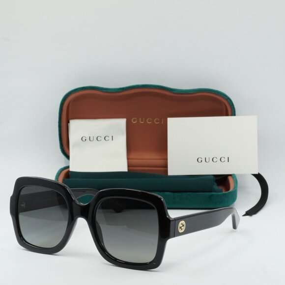 Final Price! Gucci GG1337S 002 Black/Grey Polarized Sunglasses - Picture 1 of 10